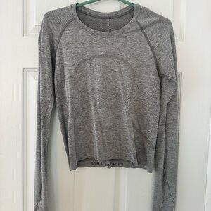 Lululemon swiftly tech long sleeve the crop